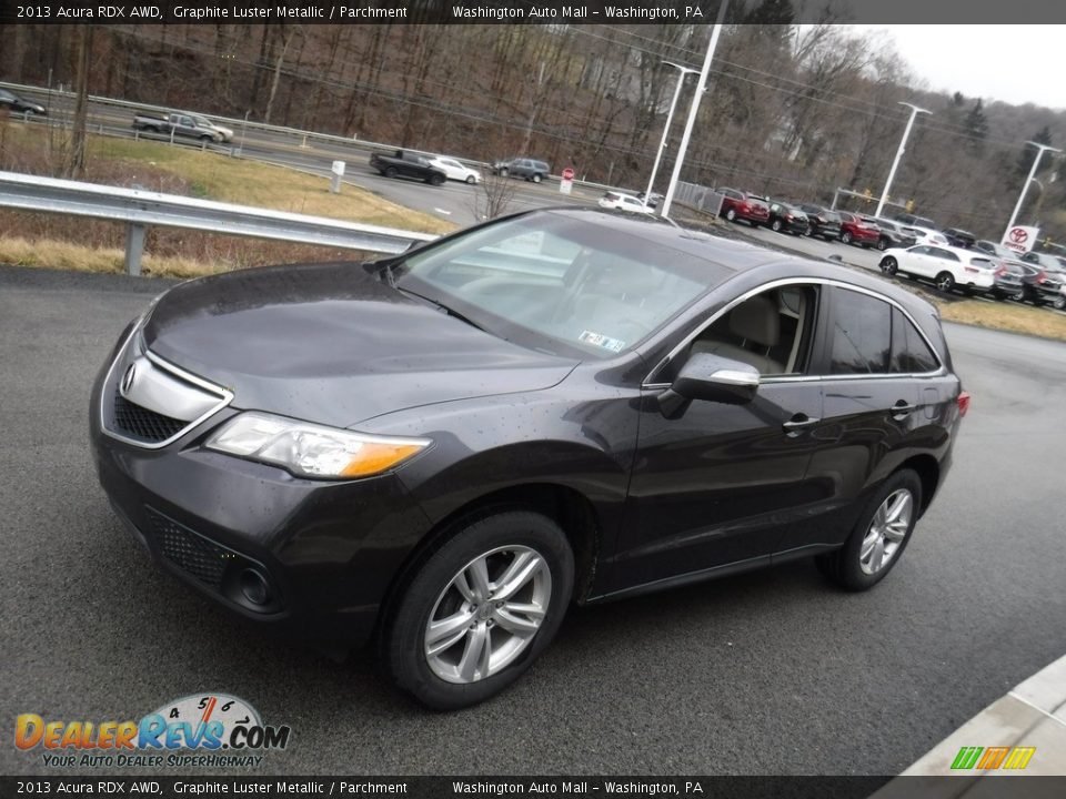 2013 Acura RDX AWD Graphite Luster Metallic / Parchment Photo #6