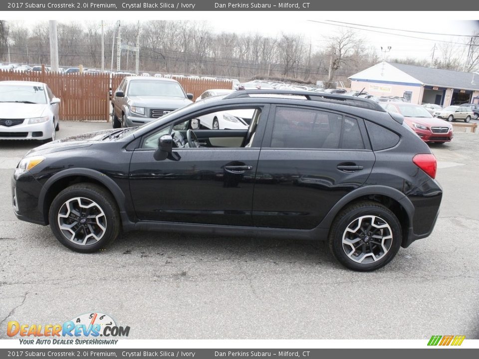 2017 Subaru Crosstrek 2.0i Premium Crystal Black Silica / Ivory Photo #8