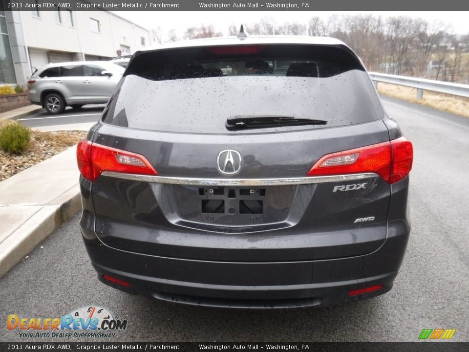 2013 Acura RDX AWD Graphite Luster Metallic / Parchment Photo #8