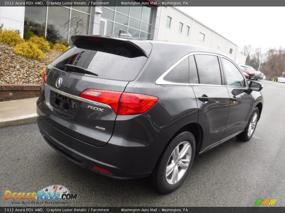 2013 Acura RDX AWD Graphite Luster Metallic / Parchment Photo #9