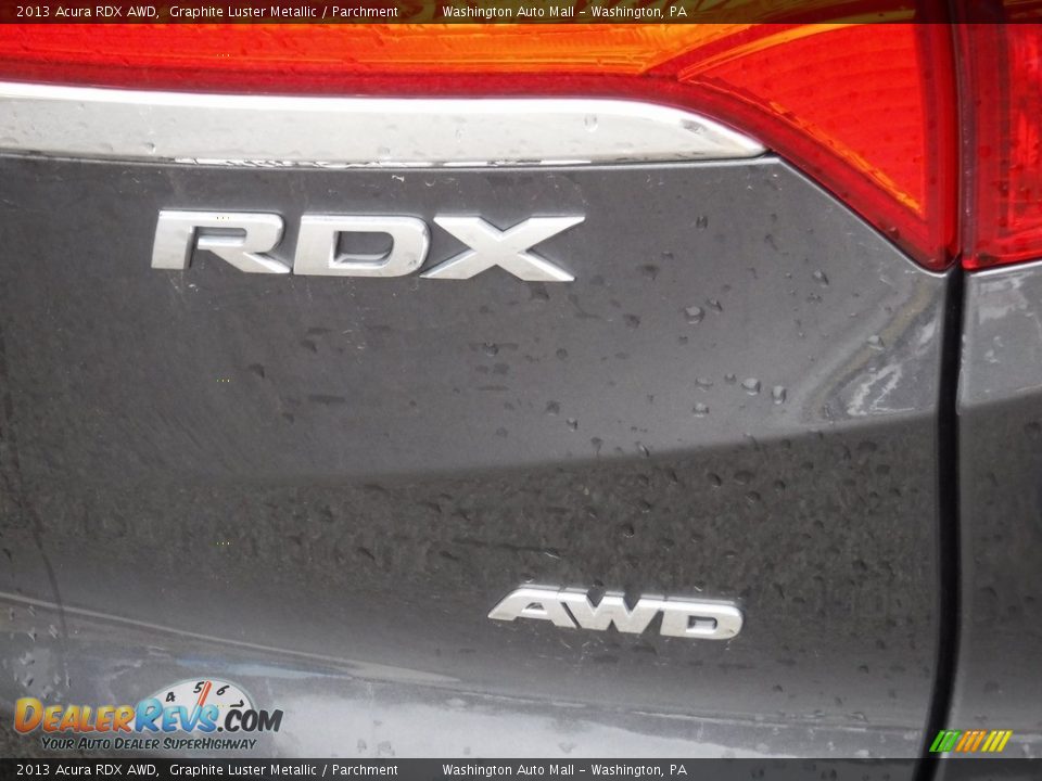 2013 Acura RDX AWD Graphite Luster Metallic / Parchment Photo #10