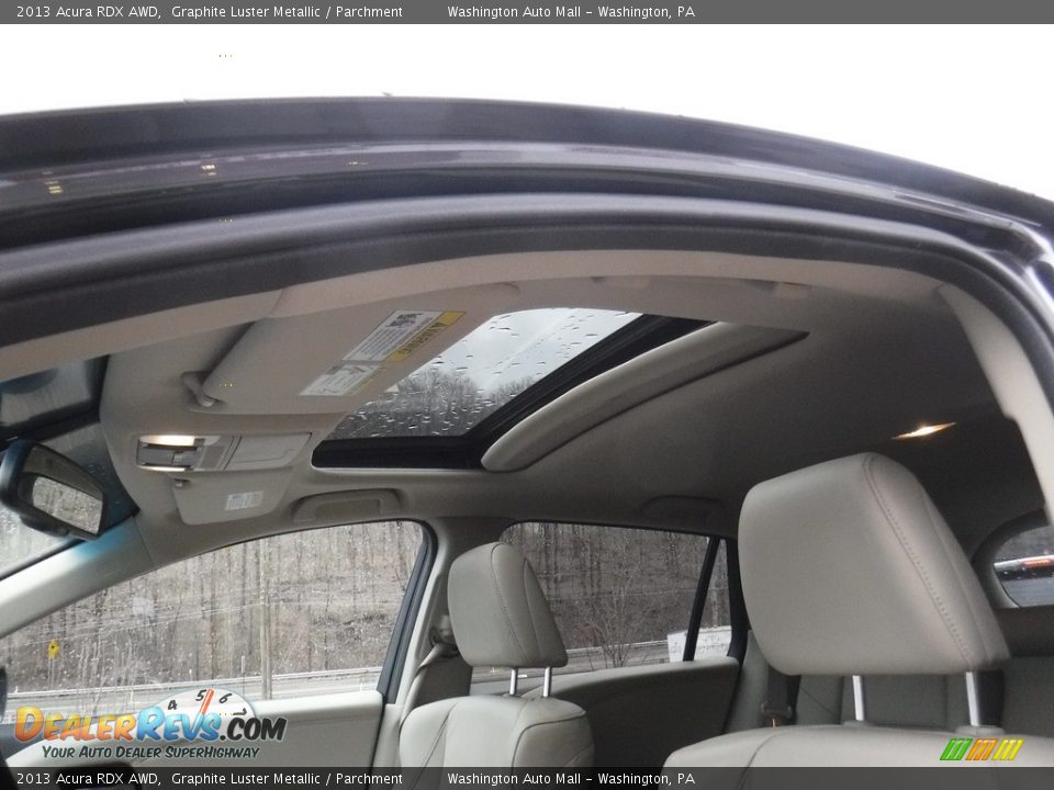 2013 Acura RDX AWD Graphite Luster Metallic / Parchment Photo #11