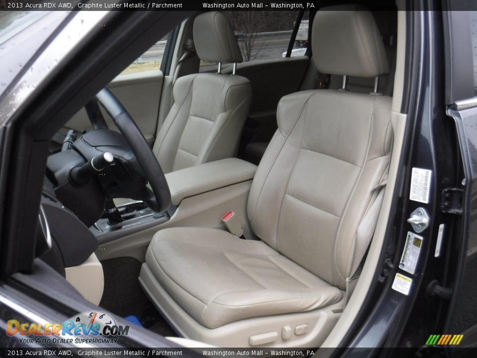 2013 Acura RDX AWD Graphite Luster Metallic / Parchment Photo #13
