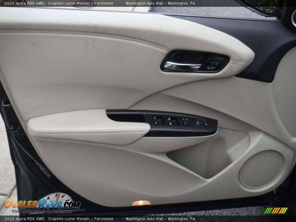 2013 Acura RDX AWD Graphite Luster Metallic / Parchment Photo #15