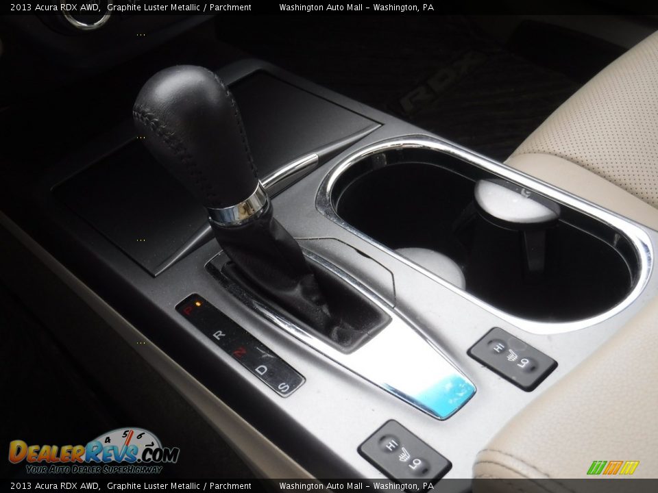 2013 Acura RDX AWD Graphite Luster Metallic / Parchment Photo #17