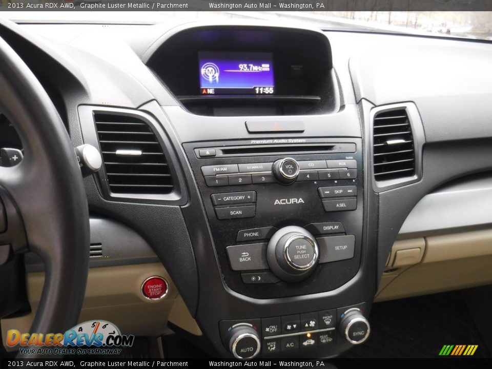 2013 Acura RDX AWD Graphite Luster Metallic / Parchment Photo #18