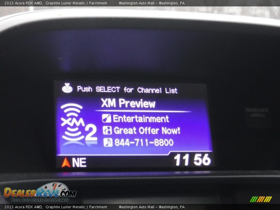 2013 Acura RDX AWD Graphite Luster Metallic / Parchment Photo #19