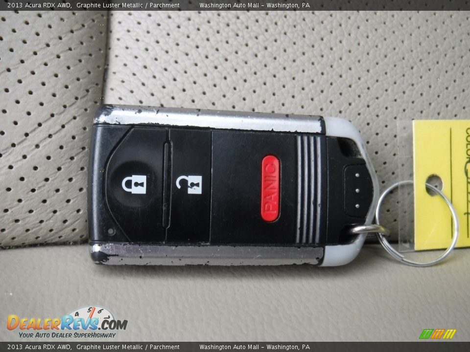 2013 Acura RDX AWD Graphite Luster Metallic / Parchment Photo #26