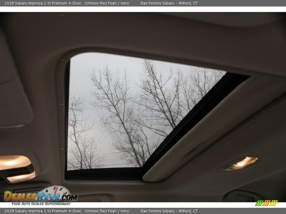 2018 Subaru Impreza 2.0i Premium 4-Door Crimson Red Pearl / Ivory Photo #11