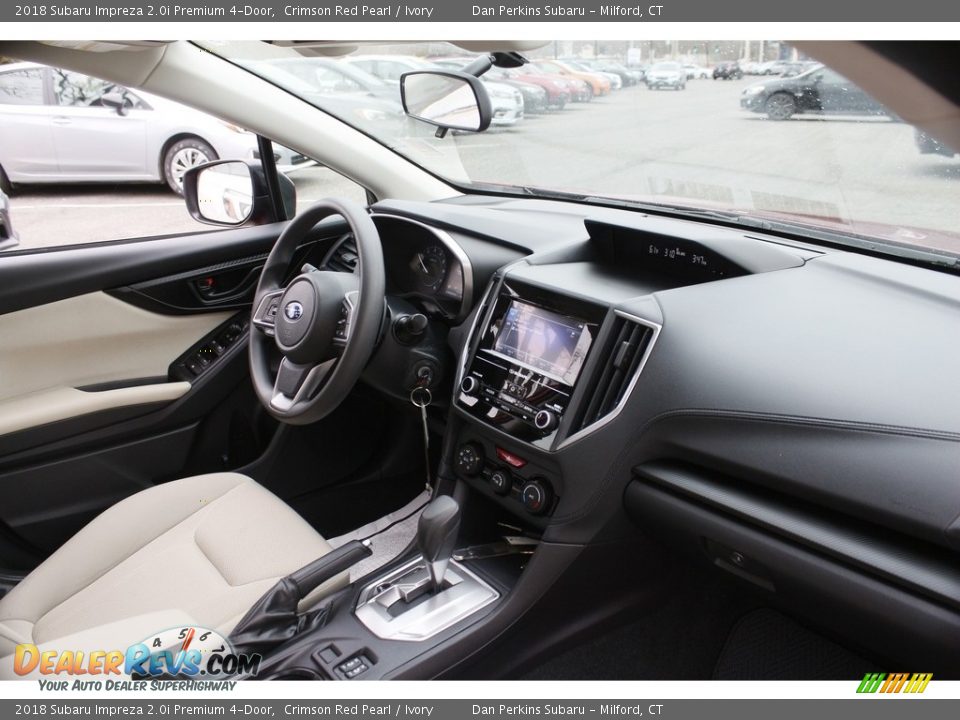 2018 Subaru Impreza 2.0i Premium 4-Door Crimson Red Pearl / Ivory Photo #16