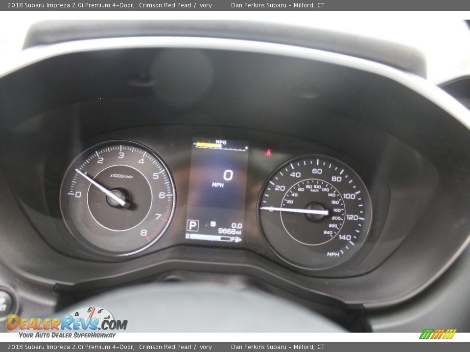 2018 Subaru Impreza 2.0i Premium 4-Door Crimson Red Pearl / Ivory Photo #18