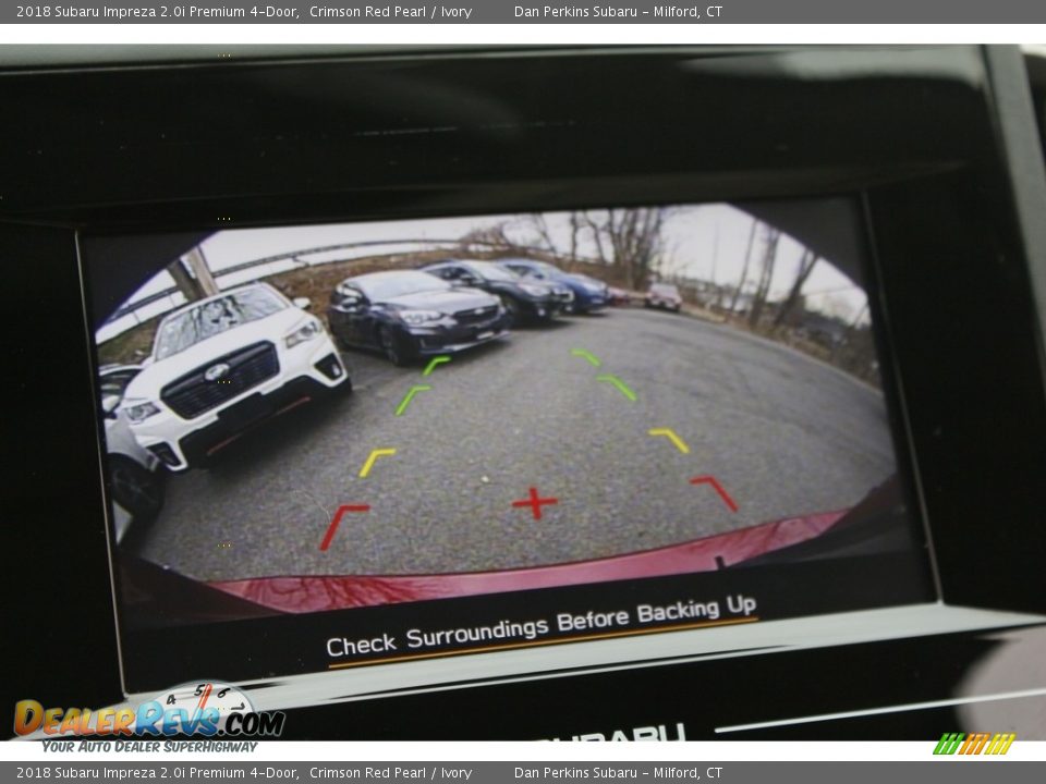 2018 Subaru Impreza 2.0i Premium 4-Door Crimson Red Pearl / Ivory Photo #20