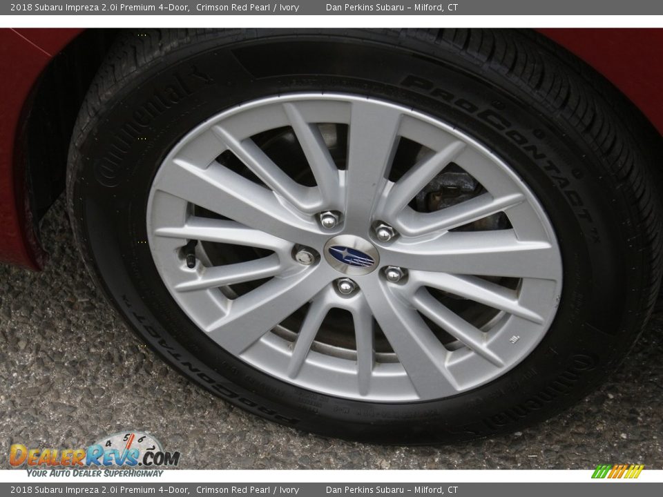 2018 Subaru Impreza 2.0i Premium 4-Door Crimson Red Pearl / Ivory Photo #22