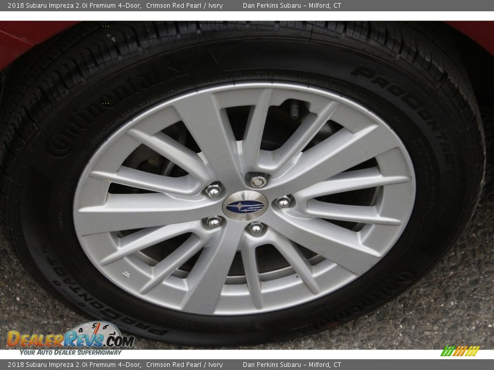 2018 Subaru Impreza 2.0i Premium 4-Door Crimson Red Pearl / Ivory Photo #24