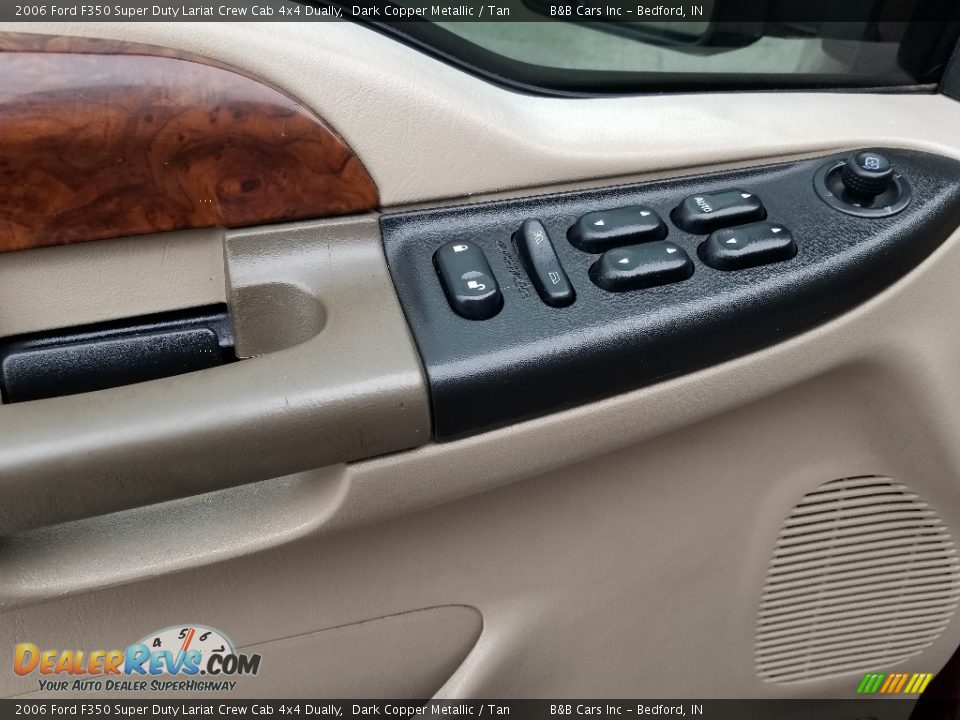 2006 Ford F350 Super Duty Lariat Crew Cab 4x4 Dually Dark Copper Metallic / Tan Photo #11