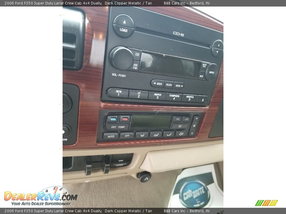 2006 Ford F350 Super Duty Lariat Crew Cab 4x4 Dually Dark Copper Metallic / Tan Photo #13