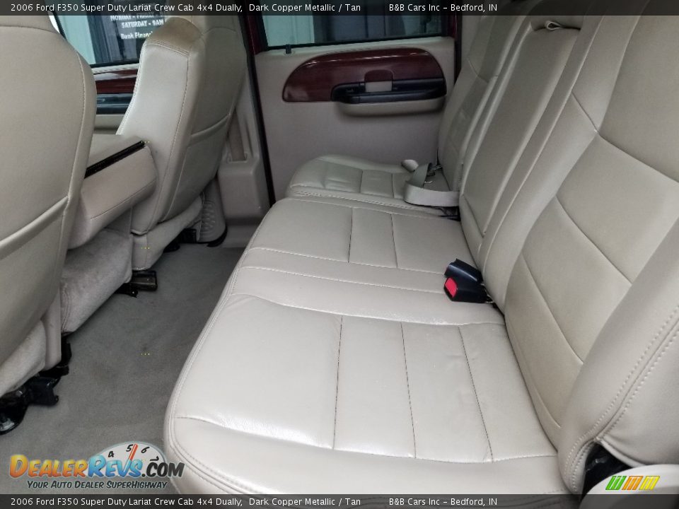 2006 Ford F350 Super Duty Lariat Crew Cab 4x4 Dually Dark Copper Metallic / Tan Photo #14