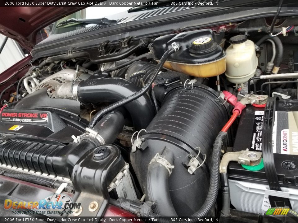 2006 Ford F350 Super Duty Lariat Crew Cab 4x4 Dually Dark Copper Metallic / Tan Photo #21