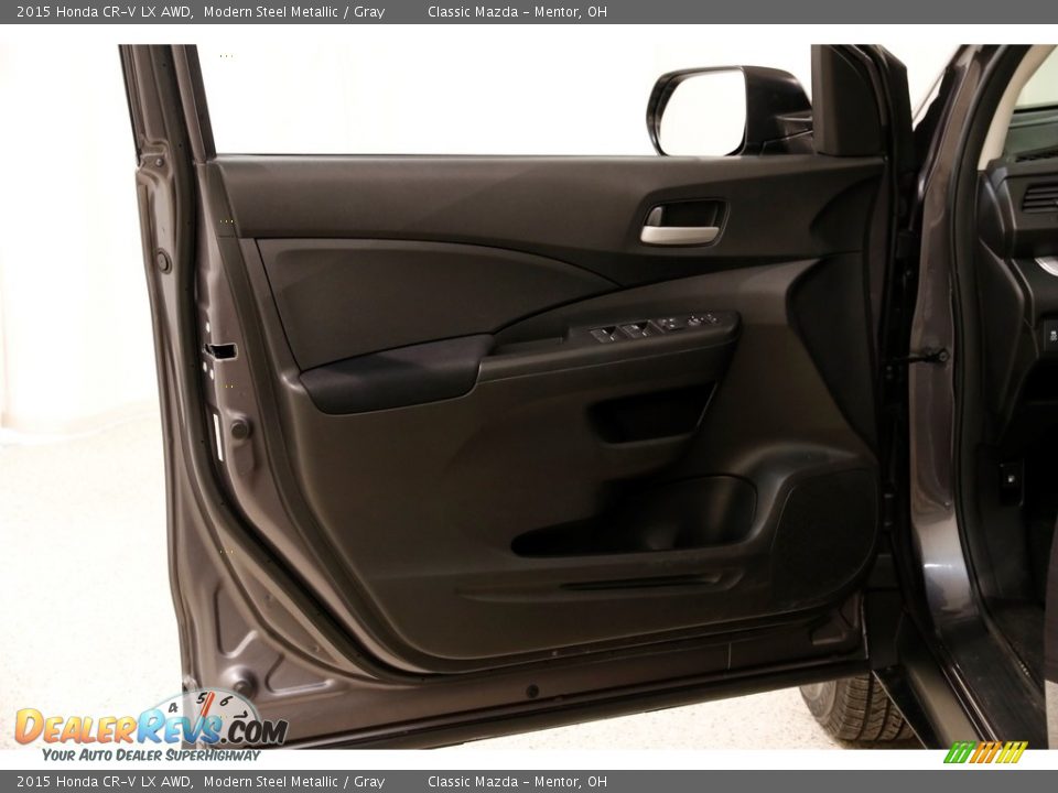 2015 Honda CR-V LX AWD Modern Steel Metallic / Gray Photo #4