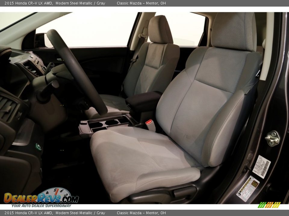 2015 Honda CR-V LX AWD Modern Steel Metallic / Gray Photo #5