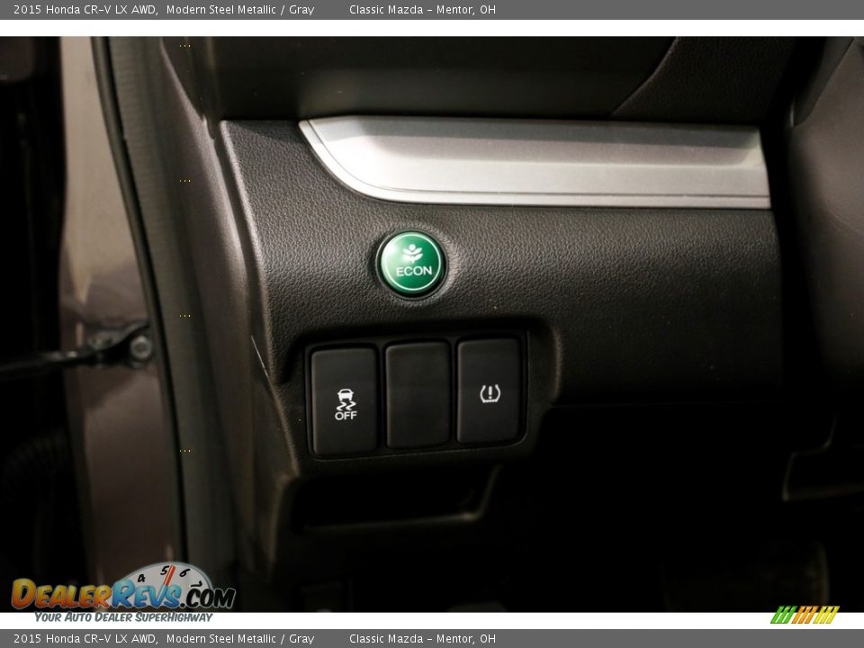 2015 Honda CR-V LX AWD Modern Steel Metallic / Gray Photo #6