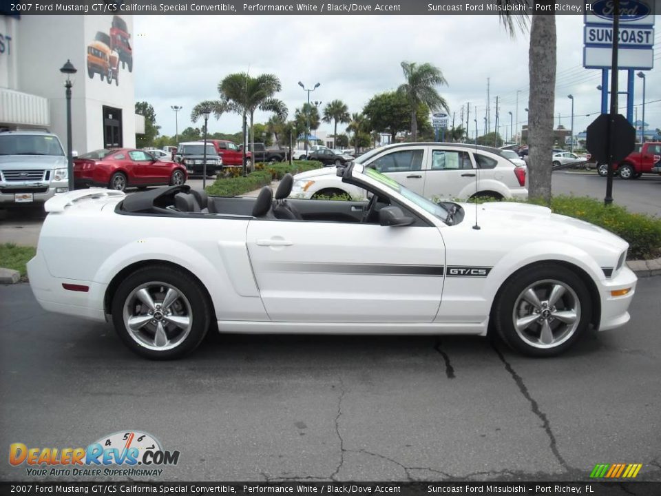 2007 Ford Mustang GT/CS California Special Convertible Performance White / Black/Dove Accent Photo #2