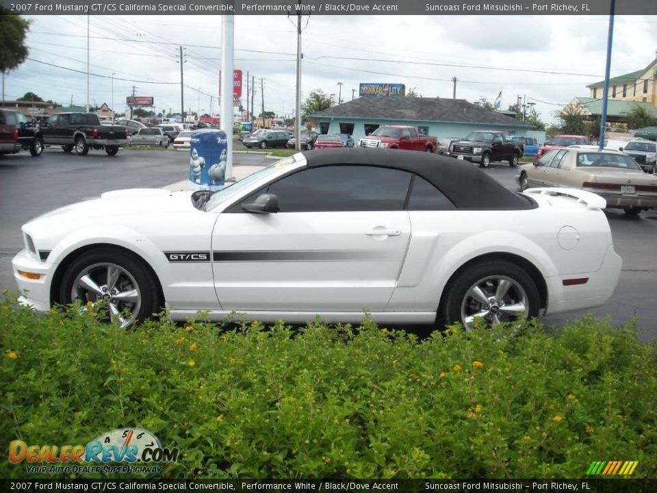2007 Ford Mustang GT/CS California Special Convertible Performance White / Black/Dove Accent Photo #3