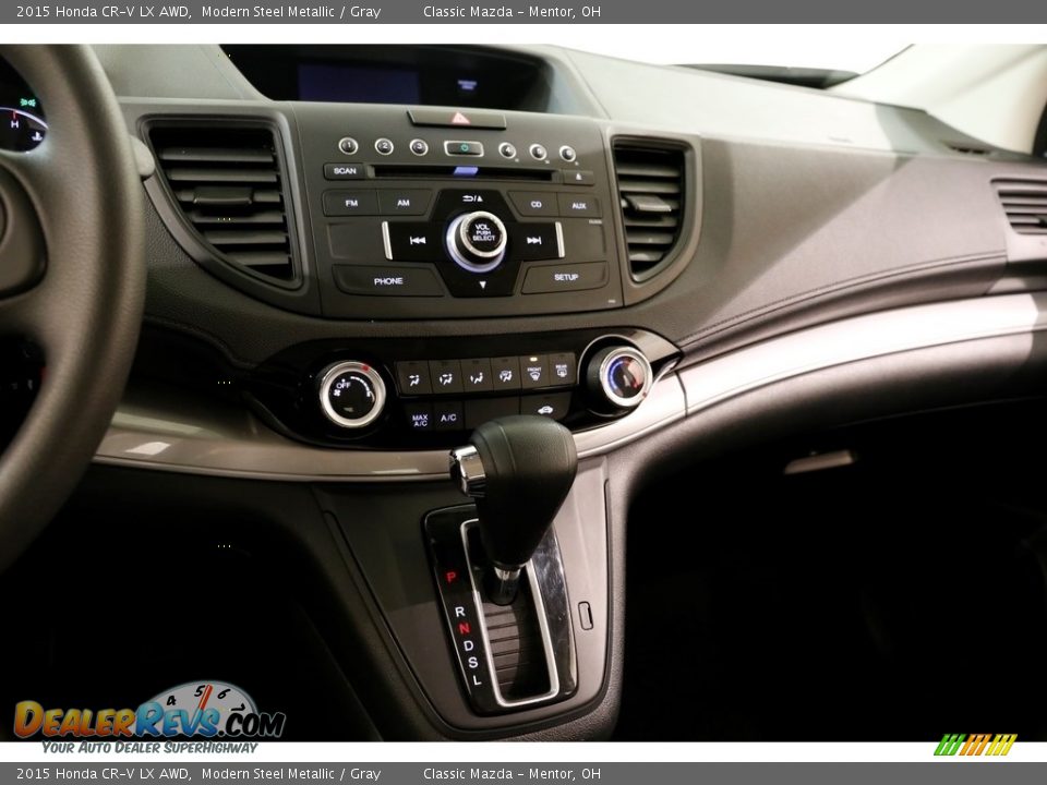 2015 Honda CR-V LX AWD Modern Steel Metallic / Gray Photo #13