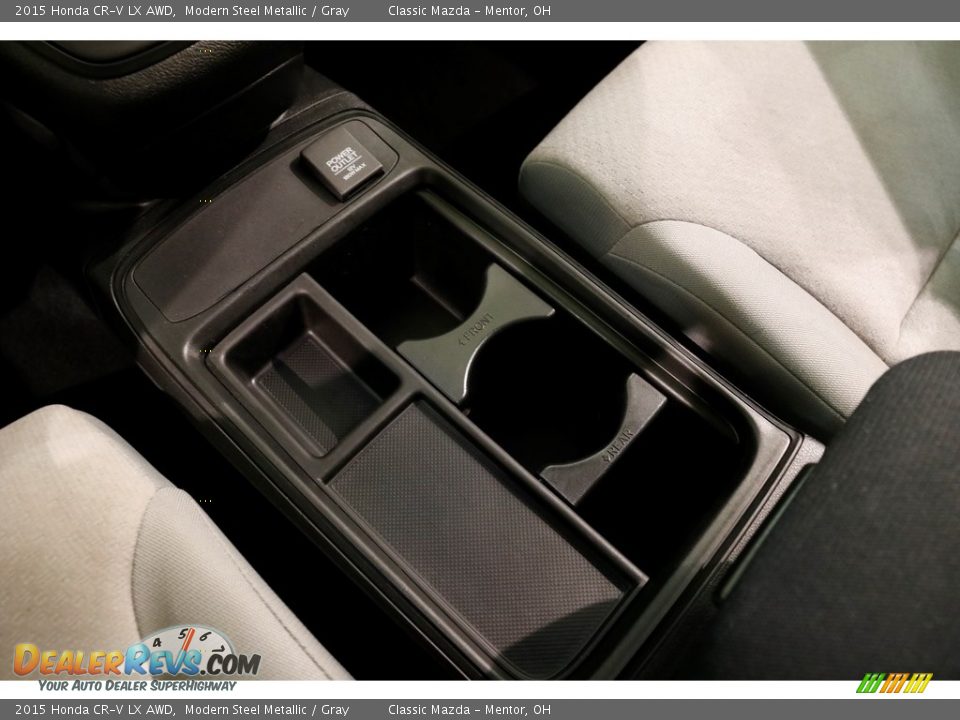 2015 Honda CR-V LX AWD Modern Steel Metallic / Gray Photo #14