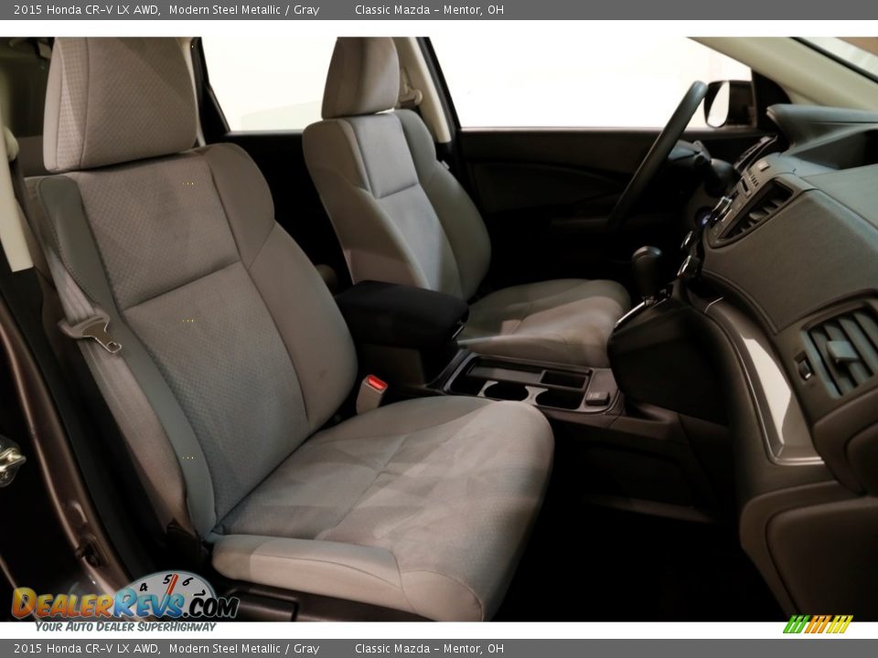 2015 Honda CR-V LX AWD Modern Steel Metallic / Gray Photo #16