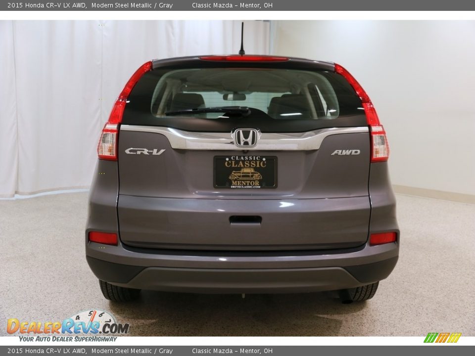 2015 Honda CR-V LX AWD Modern Steel Metallic / Gray Photo #19
