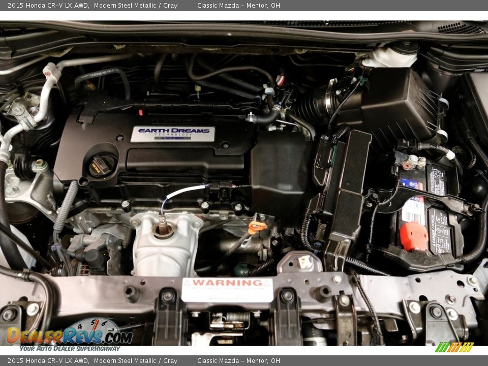 2015 Honda CR-V LX AWD Modern Steel Metallic / Gray Photo #20