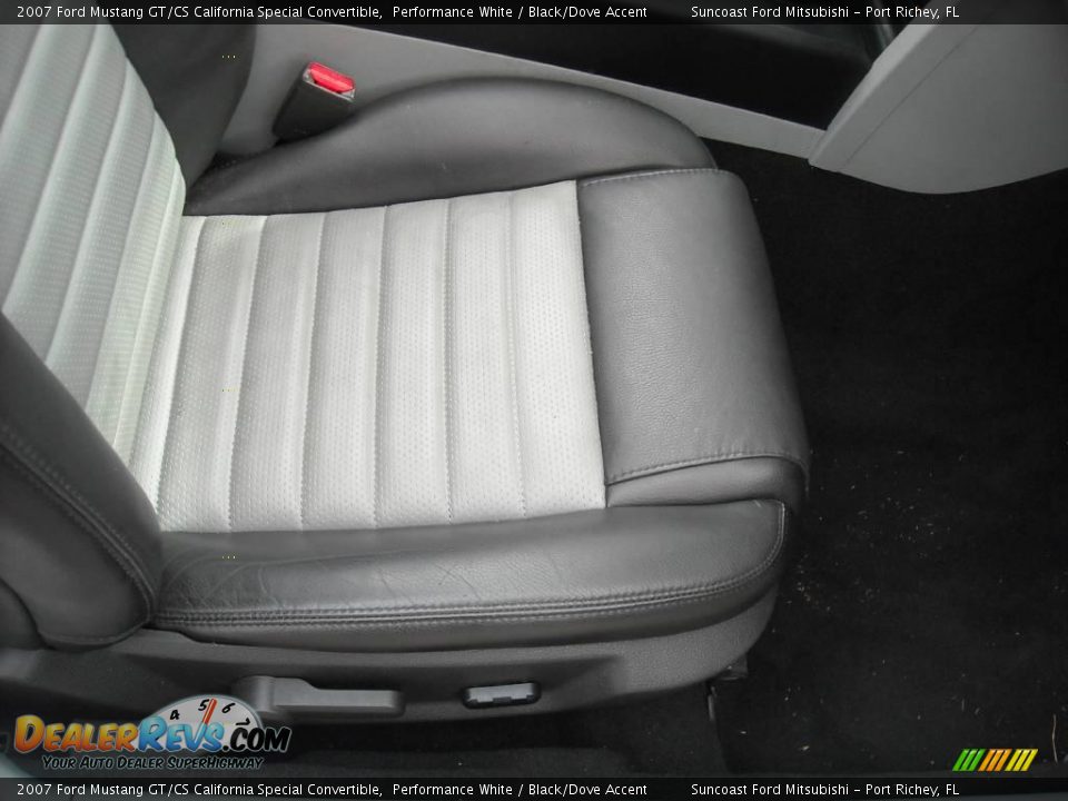2007 Ford Mustang GT/CS California Special Convertible Performance White / Black/Dove Accent Photo #7
