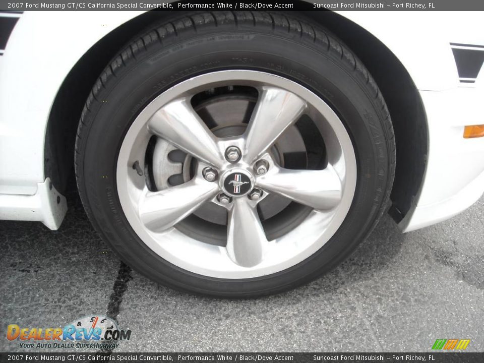 2007 Ford Mustang GT/CS California Special Convertible Performance White / Black/Dove Accent Photo #9