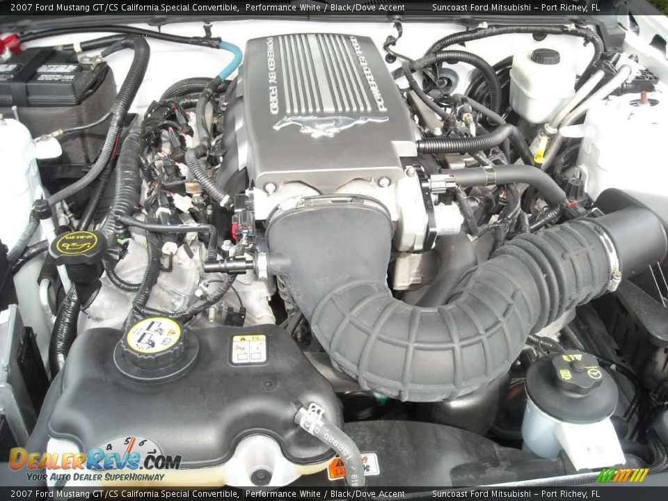 2007 Ford Mustang GT/CS California Special Convertible Performance White / Black/Dove Accent Photo #11