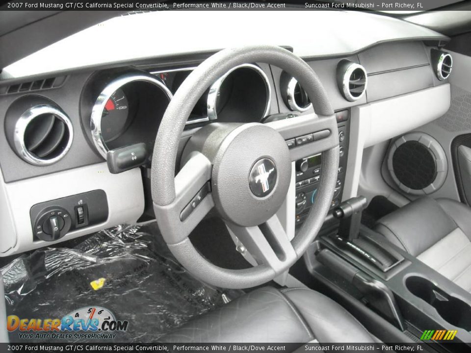 2007 Ford Mustang GT/CS California Special Convertible Performance White / Black/Dove Accent Photo #14