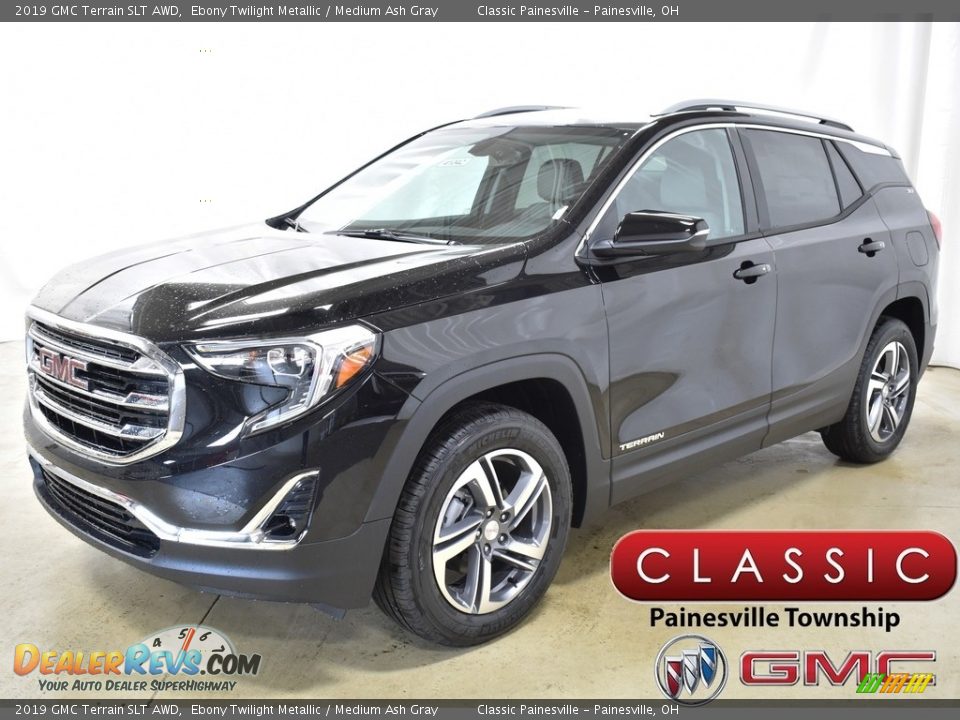 2019 GMC Terrain SLT AWD Ebony Twilight Metallic / Medium Ash Gray Photo #1