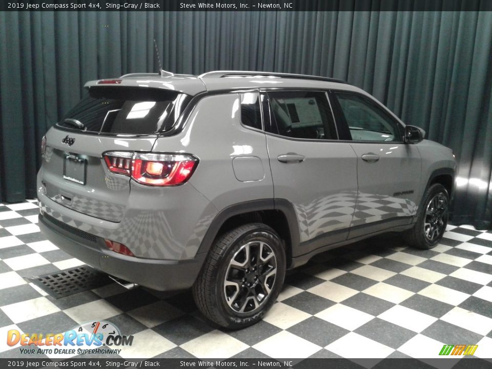 2019 Jeep Compass Sport 4x4 Sting-Gray / Black Photo #6