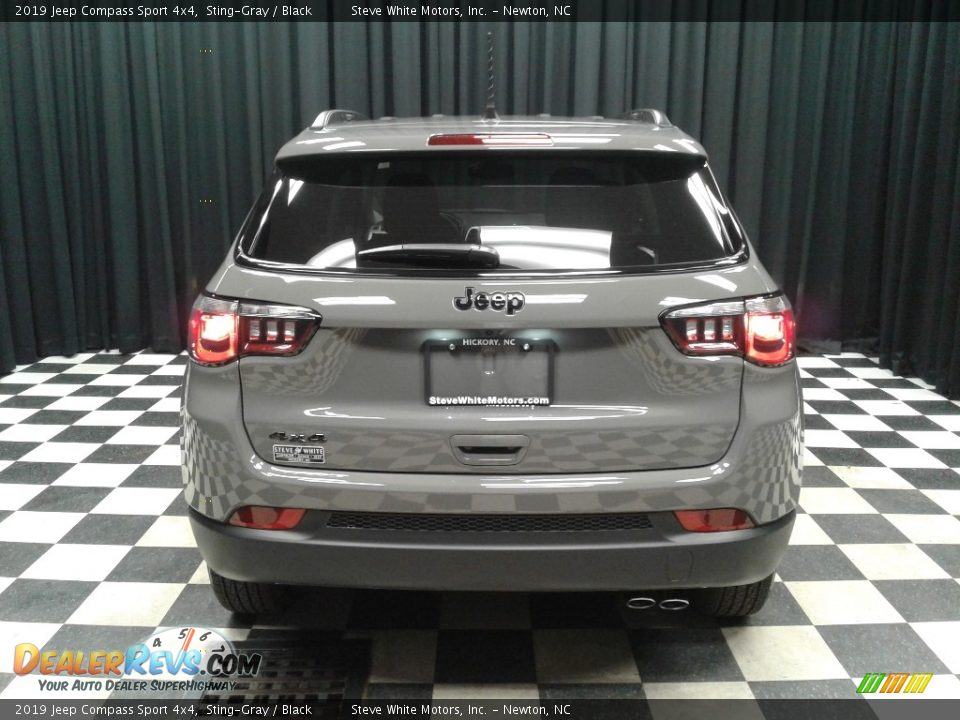 2019 Jeep Compass Sport 4x4 Sting-Gray / Black Photo #7