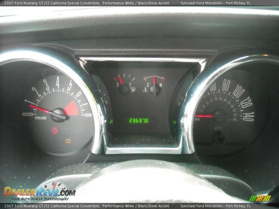 2007 Ford Mustang GT/CS California Special Convertible Performance White / Black/Dove Accent Photo #21