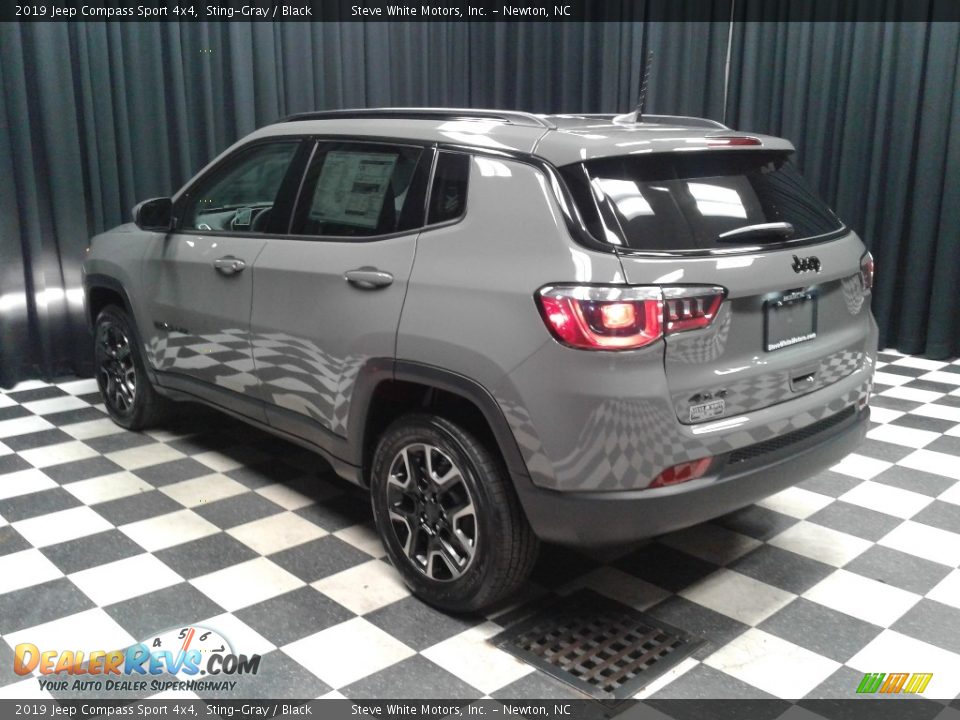 2019 Jeep Compass Sport 4x4 Sting-Gray / Black Photo #8