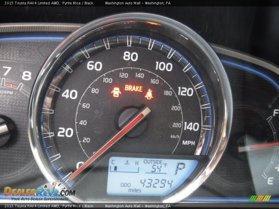 2015 Toyota RAV4 Limited AWD Pyrite Mica / Black Photo #30