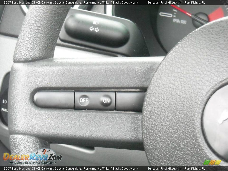 2007 Ford Mustang GT/CS California Special Convertible Performance White / Black/Dove Accent Photo #25