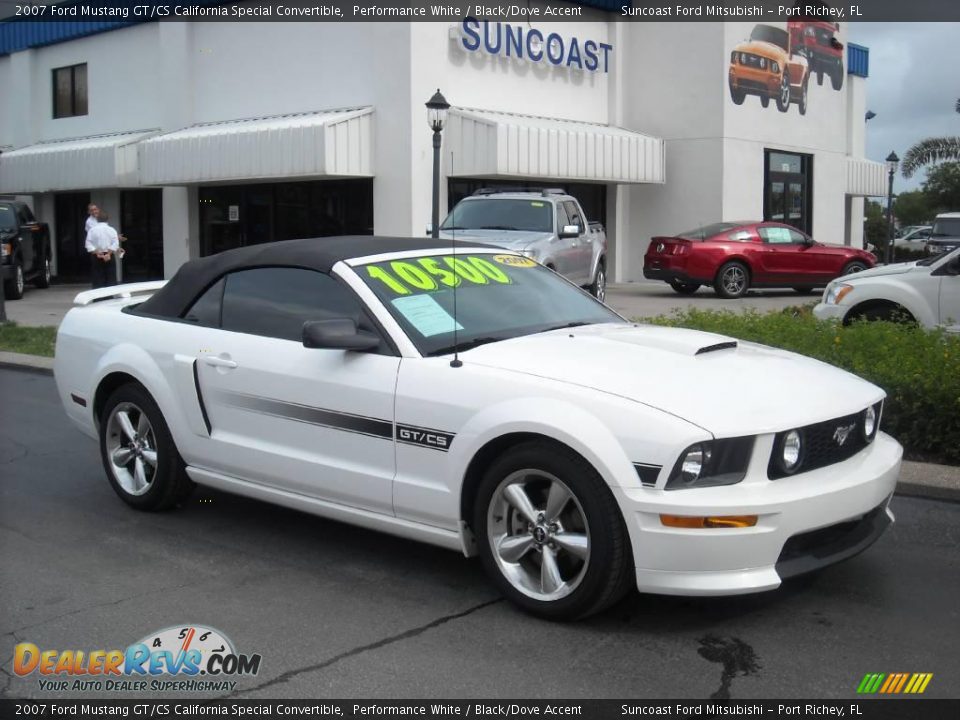 2007 Ford Mustang GT/CS California Special Convertible Performance White / Black/Dove Accent Photo #28