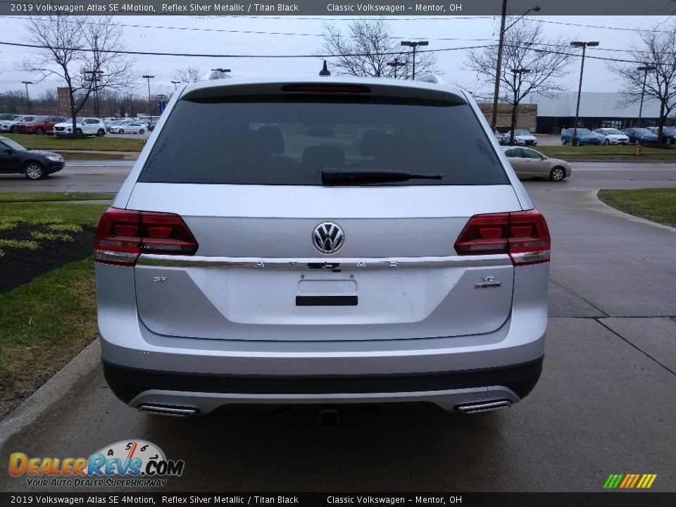 2019 Volkswagen Atlas SE 4Motion Reflex Silver Metallic / Titan Black Photo #5