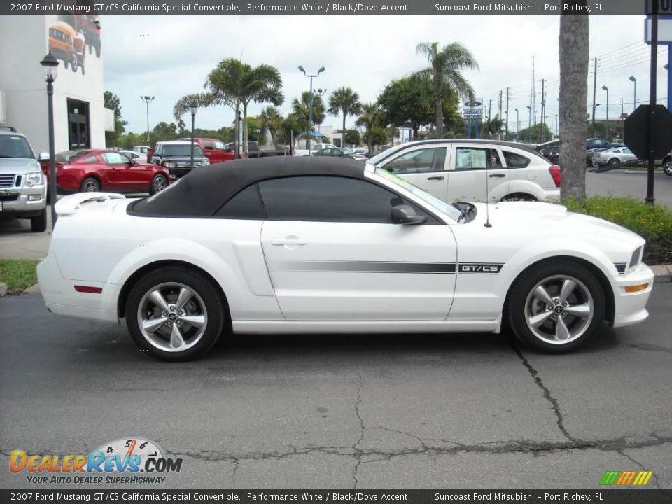 2007 Ford Mustang GT/CS California Special Convertible Performance White / Black/Dove Accent Photo #29