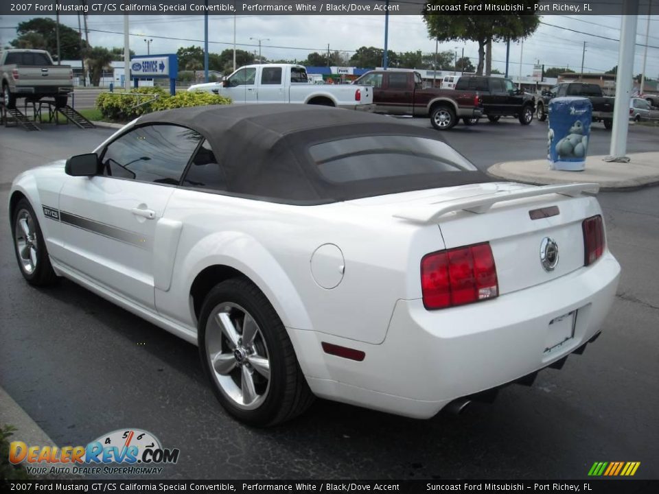2007 Ford Mustang GT/CS California Special Convertible Performance White / Black/Dove Accent Photo #30