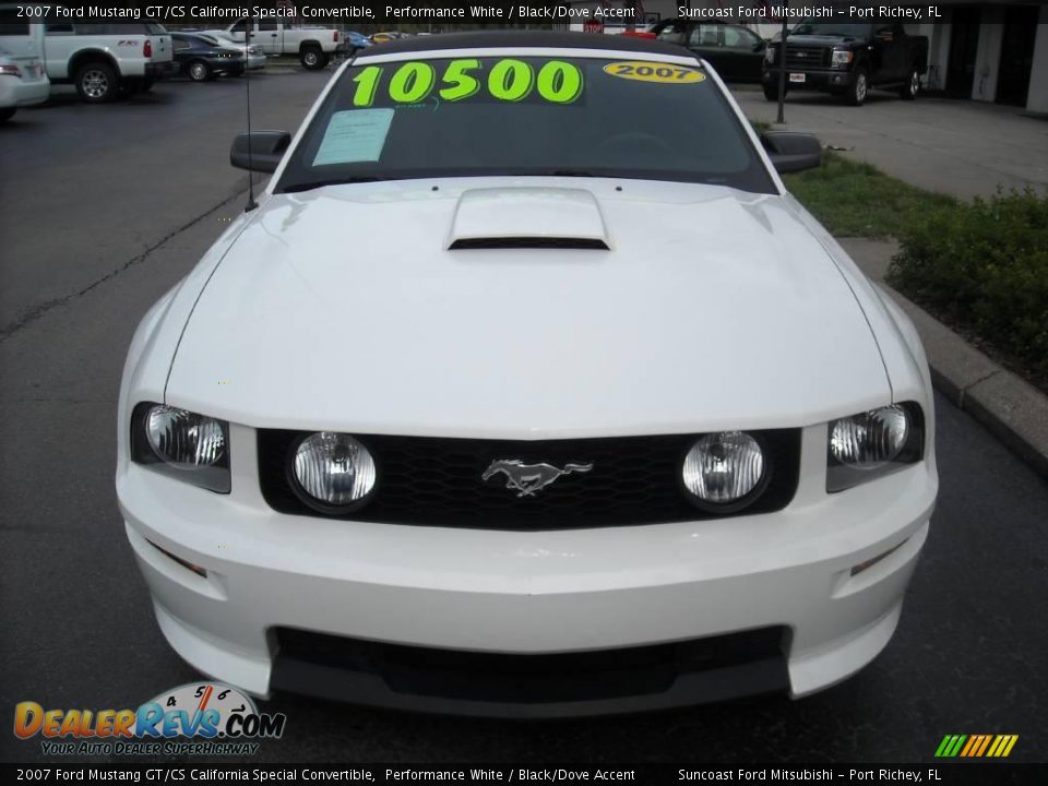 2007 Ford Mustang GT/CS California Special Convertible Performance White / Black/Dove Accent Photo #31