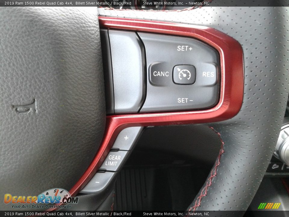 2019 Ram 1500 Rebel Quad Cab 4x4 Steering Wheel Photo #18