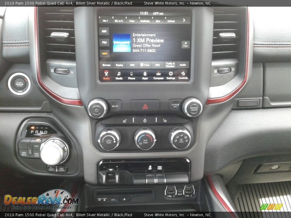 Controls of 2019 Ram 1500 Rebel Quad Cab 4x4 Photo #20